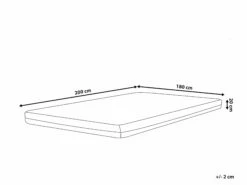 Memory Foam Mattress With Removable Cover Firm GLEE Various Sizes -Cheap Bed Linings Store undef src sa picid 808025 type whitesh image