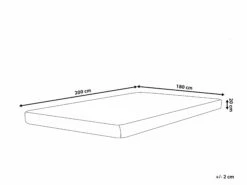 Gel Foam Mattress With Removable Cover ALLURE Various Sizes -Cheap Bed Linings Store undef src sa picid 808034 type whitesh image