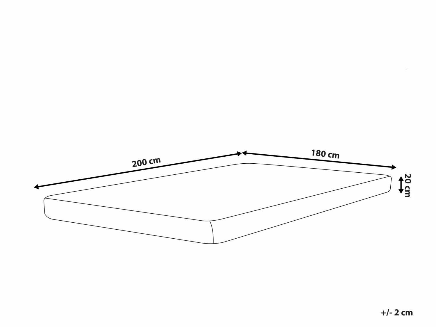 Gel Foam Mattress With Removable Cover ALLURE Various Sizes - Image 9