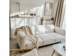 Cotton Blanket 110 X 180 Cm Beige ANAMUR -Cheap Bed Linings Store undef src sa picid 814166 type whitesh image