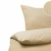 Cotton Duvet Cover Set Striped Pattern Beige AVONDALE Various Sizes