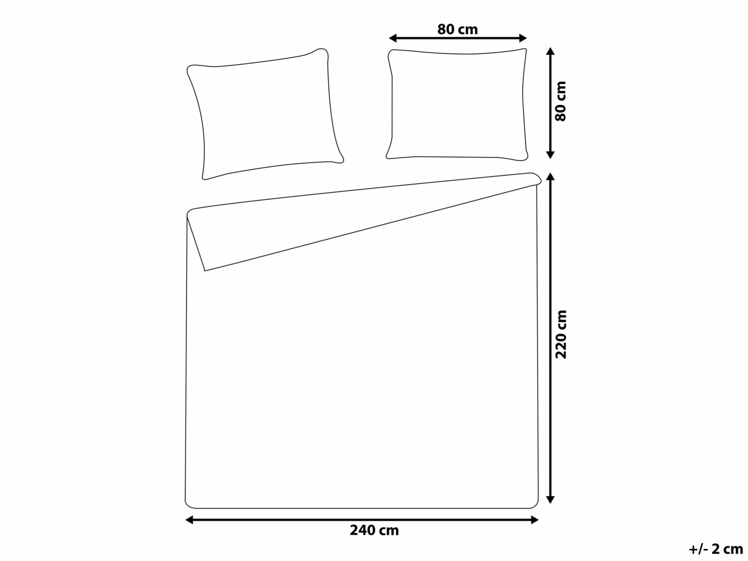 Cotton Duvet Cover Set Striped Pattern Grey AVONDALE Various Sizes - Image 7