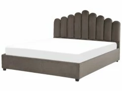 Velvet Ottoman Bed Taupe VINCENNES Various Sizes -Cheap Bed Linings Store undef src sa picid 817723 type whitesh image