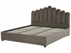 Velvet Ottoman Bed Taupe VINCENNES Various Sizes -Cheap Bed Linings Store undef src sa picid 817724 type whitesh image