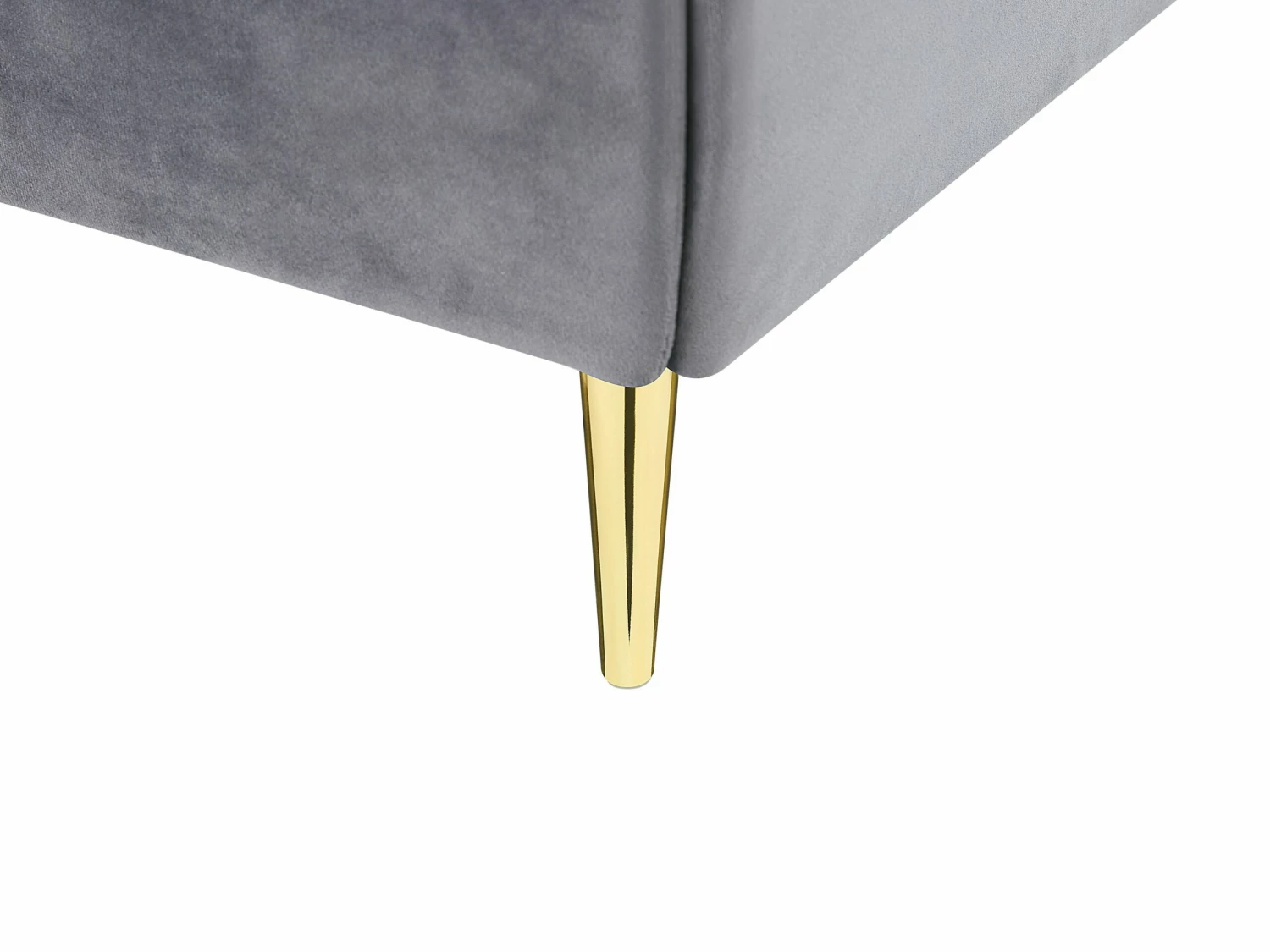 Velvet Bed Grey FORBACH Various Sizes 7 Velvet Bed Grey FORBACH Various Sizes - Image 7