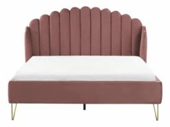 Velvet EU King Size Bed Pink AMBILLOU 12 Velvet EU King Size Bed Pink AMBILLOU -Cheap Bed Linings Store undef src sa picid 819213 type whitesh image