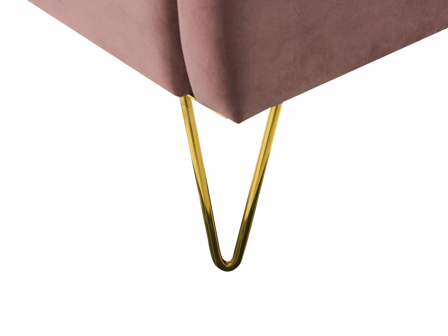 Velvet EU King Size Bed Pink AMBILLOU 8 Velvet EU King Size Bed Pink AMBILLOU - Image 8