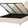 Boucle Ottoman Bed Beige VAUCLUSE Various Sizes