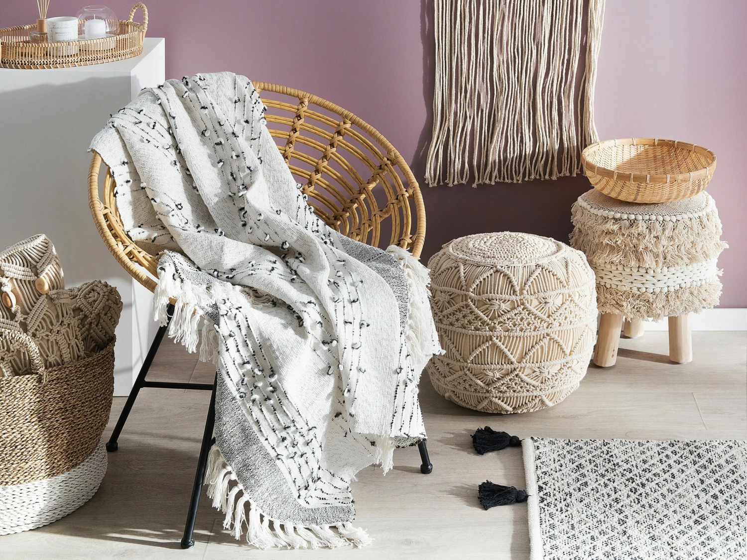 Blanket 130 X 150 Cm Light Grey YAMALAK - Image 7