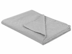 Embossed Bedspread And Cushions Set Grey ALAMUT Various Sizes -Cheap Bed Linings Store undef src sa picid 821754 type whitesh image