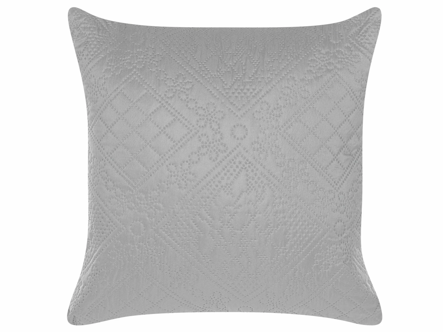 Embossed Bedspread And Cushions Set Grey ALAMUT Various Sizes - Image 7