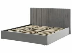 Velvet Ottoman Bed Grey VION Various Sizes -Cheap Bed Linings Store undef src sa picid 826766 type whitesh image