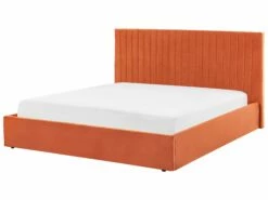 Velvet Ottoman Bed Orange VION Various Sizes -Cheap Bed Linings Store undef src sa picid 826796 type whitesh image
