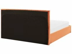 Velvet Ottoman Bed Orange VION Various Sizes -Cheap Bed Linings Store undef src sa picid 826798 type whitesh image