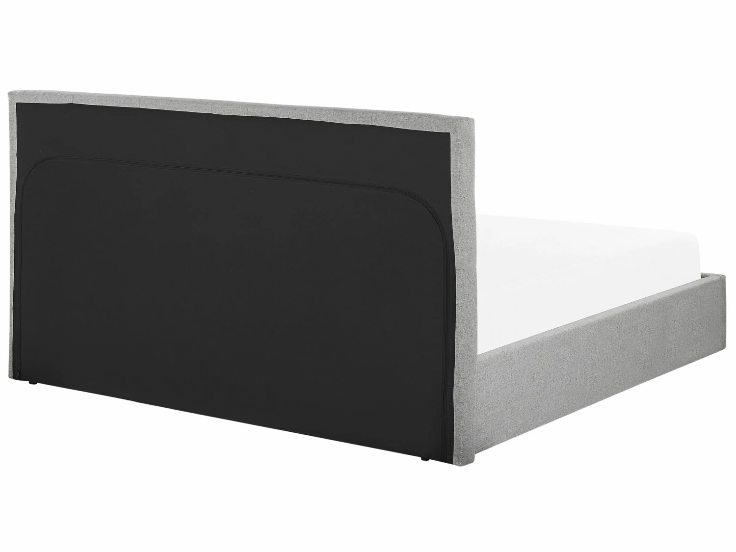 Fabric Ottoman Bed Grey LORIENT Various Sizes - Image 6