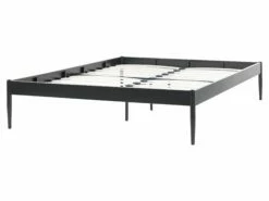 Metal EU King Size Bed Black VAURS -Cheap Bed Linings Store undef src sa picid 827931 type whitesh image
