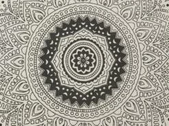 Cotton Blanket 130 X 180 Cm Beige And Black BERHAMPORE -Cheap Bed Linings Store undef src sa picid 829195 type whitesh image