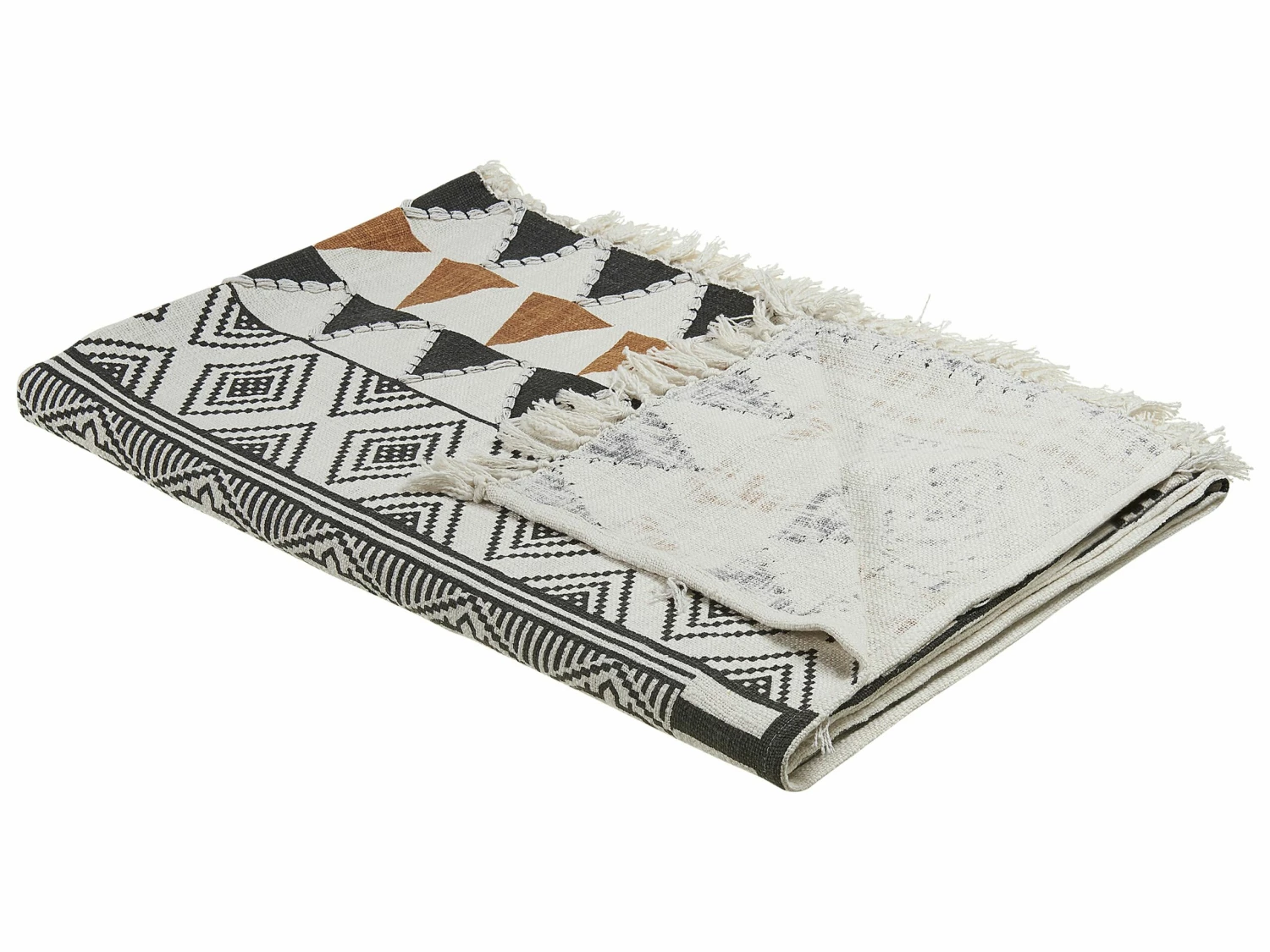 Cotton Blanket 130 X 180 Cm Multicolour PRODDATUR