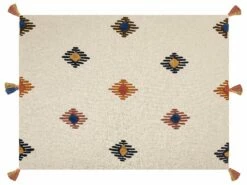 Cotton Blanket 130 X 180 Cm Multicolour MUNGER -Cheap Bed Linings Store undef src sa picid 829271 type whitesh image