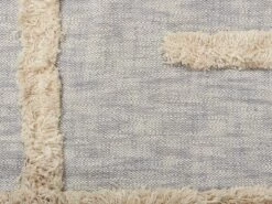 Cotton Blanket 130 X 180 Cm Grey And Beige HOSPET -Cheap Bed Linings Store undef src sa picid 829277 type whitesh image