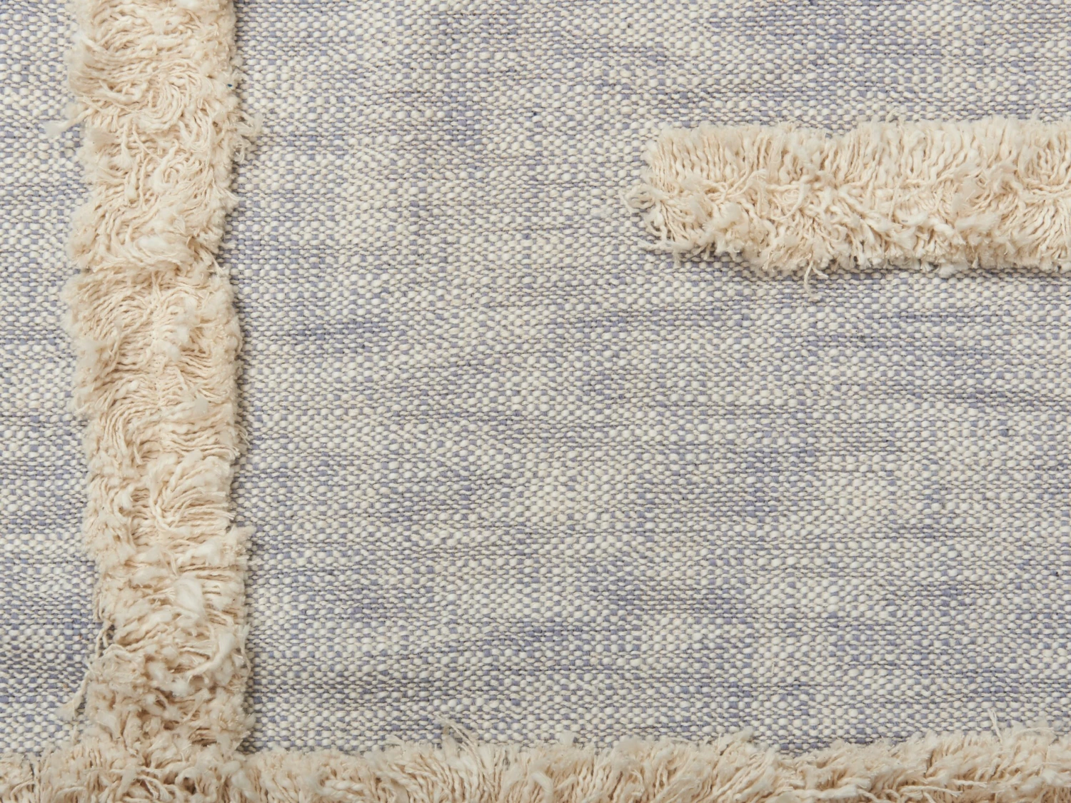 Cotton Blanket 130 X 180 Cm Grey And Beige HOSPET - Image 6