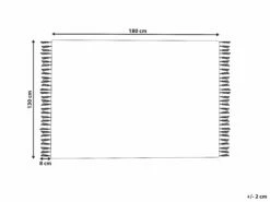 Cotton Blanket 130 X 180 Cm Multicolour MORENA -Cheap Bed Linings Store undef src sa picid 829299 type whitesh image