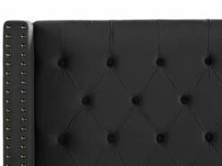 Velvet Bed Black LUBBON Various Sizes -Cheap Bed Linings Store undef src sa picid 832354 type whitesh image