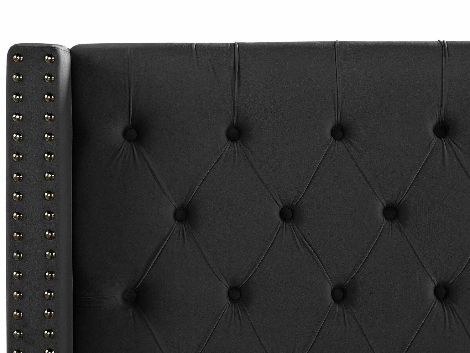 Velvet Bed Black LUBBON Various Sizes - Image 6