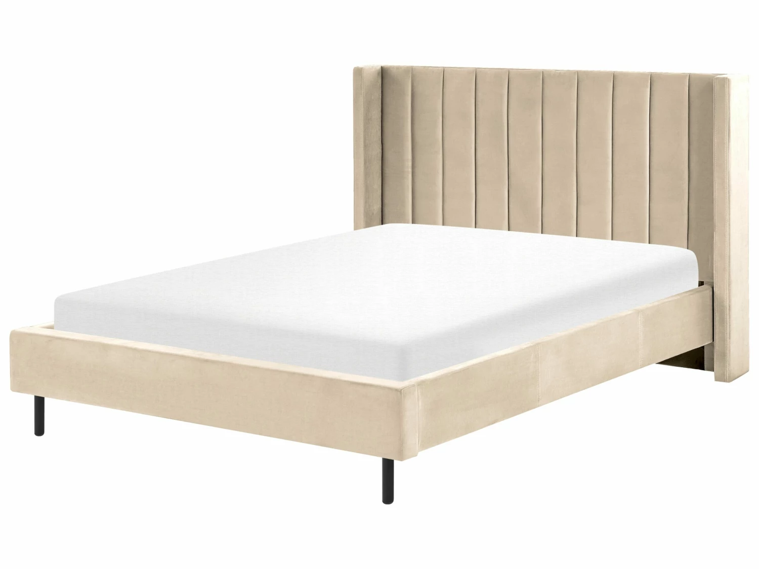 Velvet Bed Beige VILLETTE Various Sizes