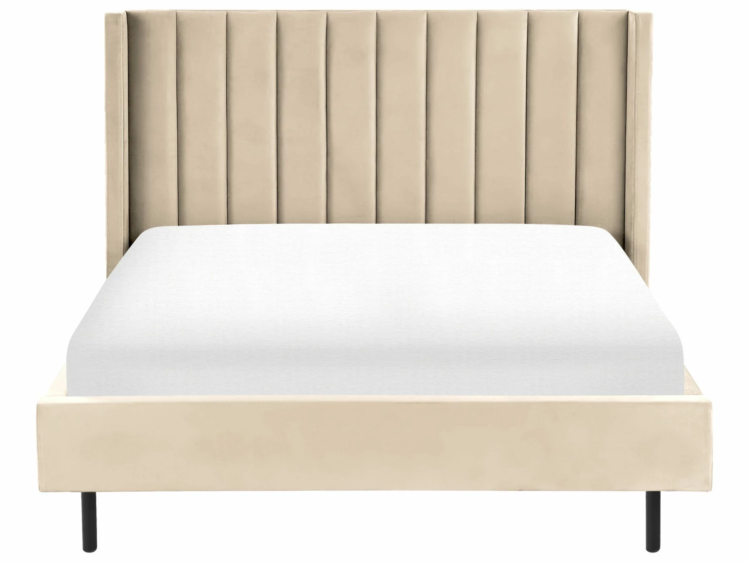 Velvet Bed Beige VILLETTE Various Sizes - Image 3