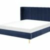 Velvet Bed Navy Blue VILLETTE Various Sizes