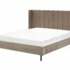 Velvet Bed Taupe VILLETTE Various Sizes