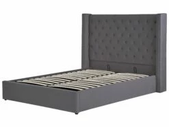 Velvet Ottoman Bed Grey LUBBON Various Sizes -Cheap Bed Linings Store undef src sa picid 833517 type whitesh image
