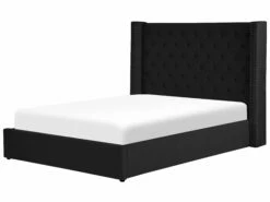 Velvet Ottoman Bed Black LUBBON Various Sizes -Cheap Bed Linings Store undef src sa picid 833794 type whitesh image