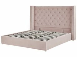 Velvet Ottoman Bed Pink LUBBON Various Sizes -Cheap Bed Linings Store undef src sa picid 833882 type whitesh image
