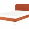 Velvet Bed Orange FLAYAT Various Sizes