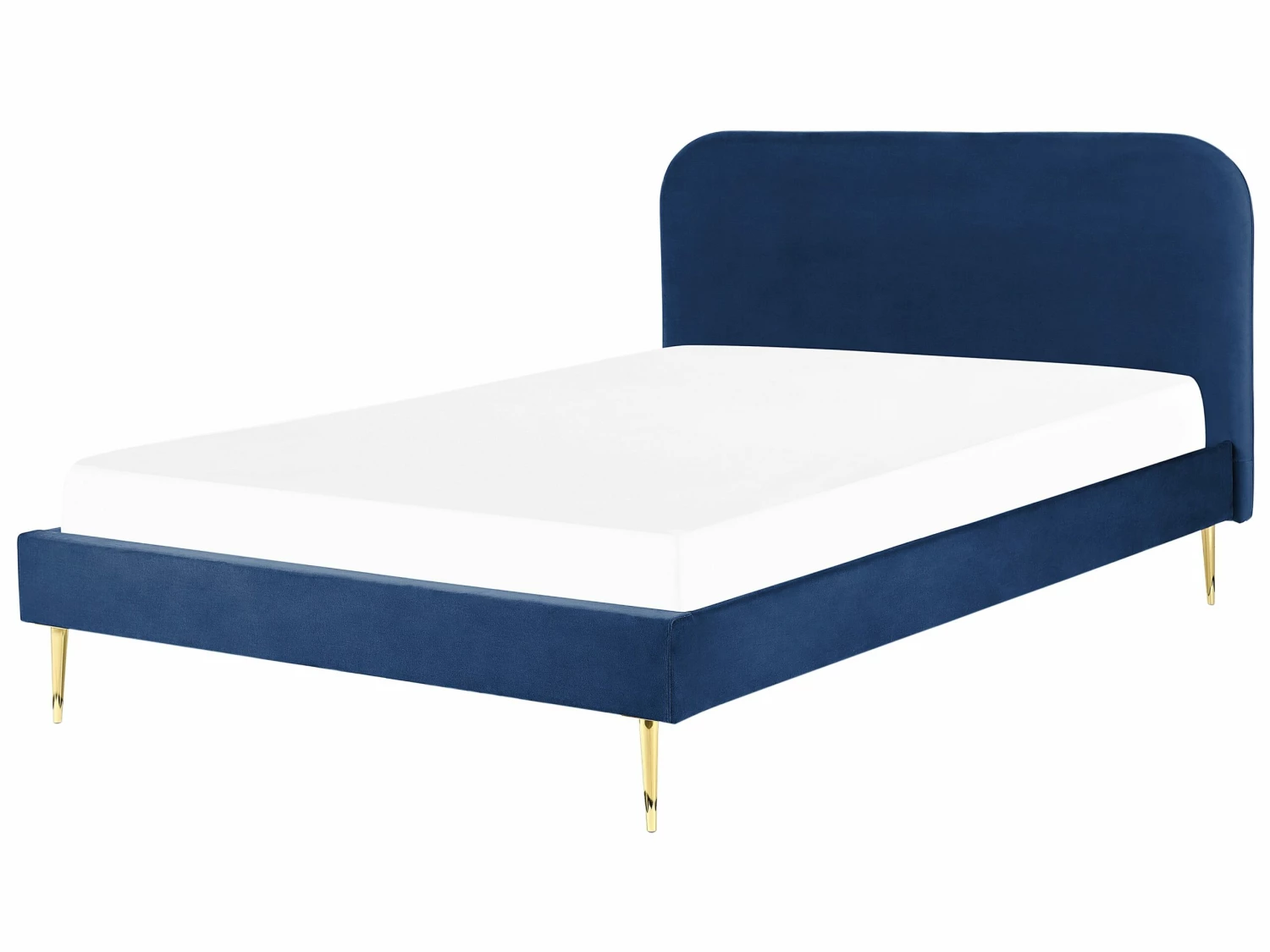 Velvet Bed Navy Blue FLAYAT Various Sizes