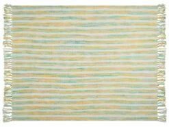 Blanket 130 X 170 Cm Yellow And Green NUWAR -Cheap Bed Linings Store undef src sa picid 834447 type whitesh image