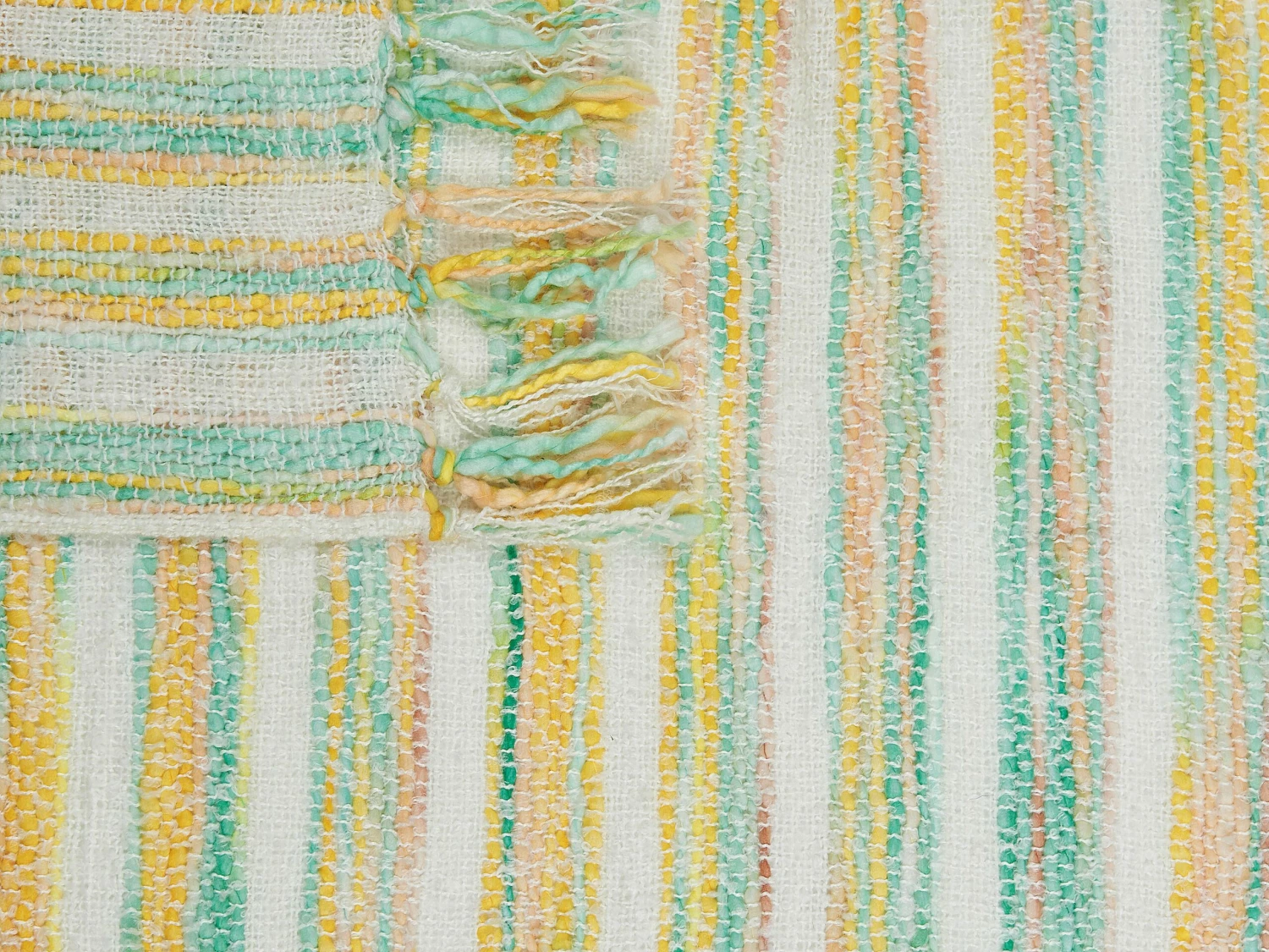 Blanket 130 X 170 Cm Yellow And Green NUWAR - Image 4