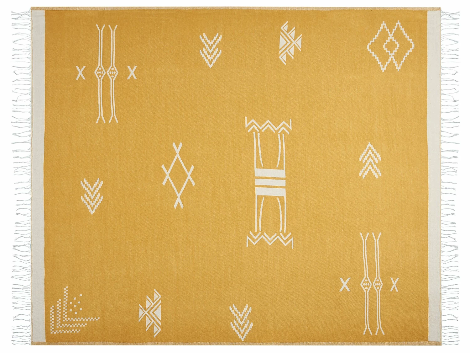 Blanket 130 X 170 Cm Yellow JALKINI 3 Blanket 130 X 170 Cm Yellow JALKINI - Image 3