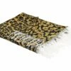 Blanket Leopard Pattern 130 X 170 Cm Brown And Black JAMUNE
