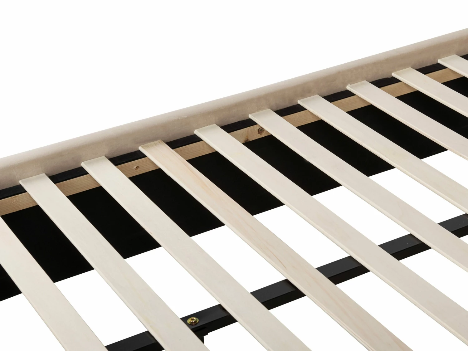 Velvet Bed With Storage Bench Beige NOYERS Various Sizes - Image 9