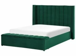 Velvet Bed With Storage Bench Green NOYERS Various Sizes -Cheap Bed Linings Store undef src sa picid 834598 type whitesh image