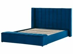 Velvet Bed With Storage Bench Blue NOYERS Various Sizes -Cheap Bed Linings Store undef src sa picid 834711 type whitesh image