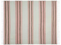 Blanket 130 X 170 Cm Pink And Beige MAGAR -Cheap Bed Linings Store undef src sa picid 834727 type whitesh image