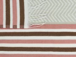 Blanket 130 X 170 Cm Pink And Beige MAGAR -Cheap Bed Linings Store undef src sa picid 834731 type whitesh image