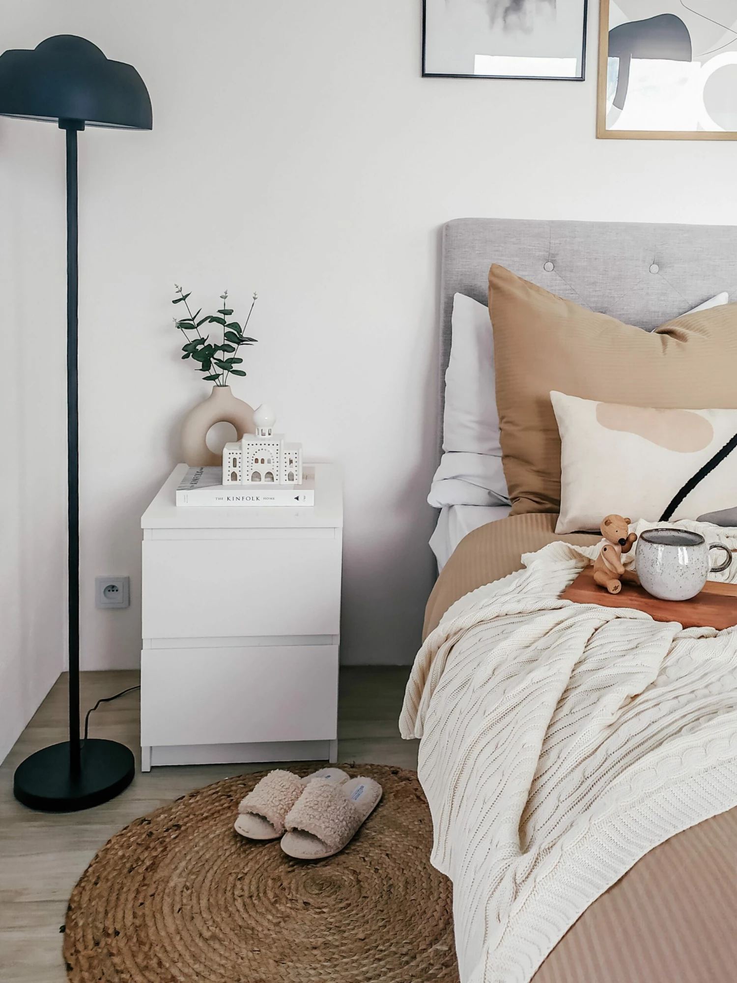 Cotton Blanket 110 X 180 Cm Beige ANAMUR - Image 5