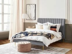 Velvet Bed Grey MARVILLE Various Sizes -Cheap Bed Linings Store undef src sa picid 835925 type color image