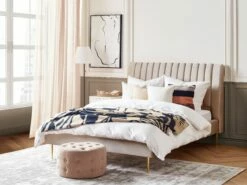 Velvet EU Bed Beige MARVILLE Various Sizes -Cheap Bed Linings Store undef src sa picid 835968 type color image