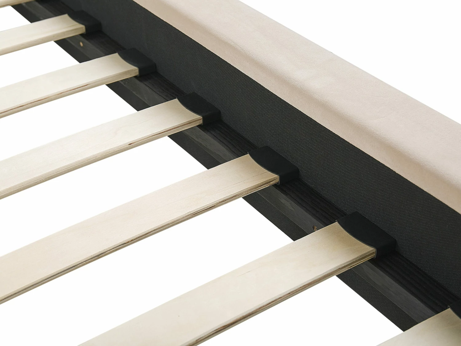 Velvet EU Bed Beige MARVILLE Various Sizes - Image 6